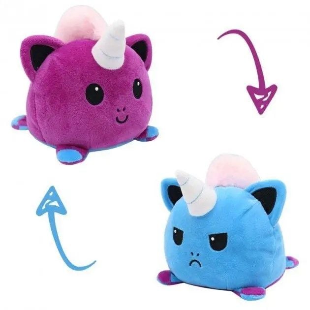 М'яка іграшка Єдиноріжка вивертун мікс кольорів 12см 10561 Китай