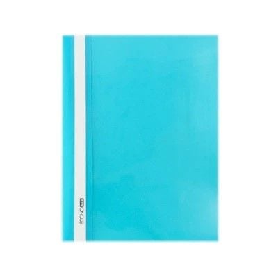 Папка А4 швидкозшивач пластик тонка бірюза без перфорації 31511-21 Econo mix