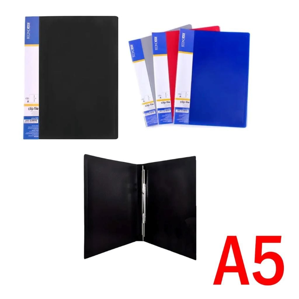 Папка А5 швидкосшивач пластик мікс кольорів 31221 Econo mix