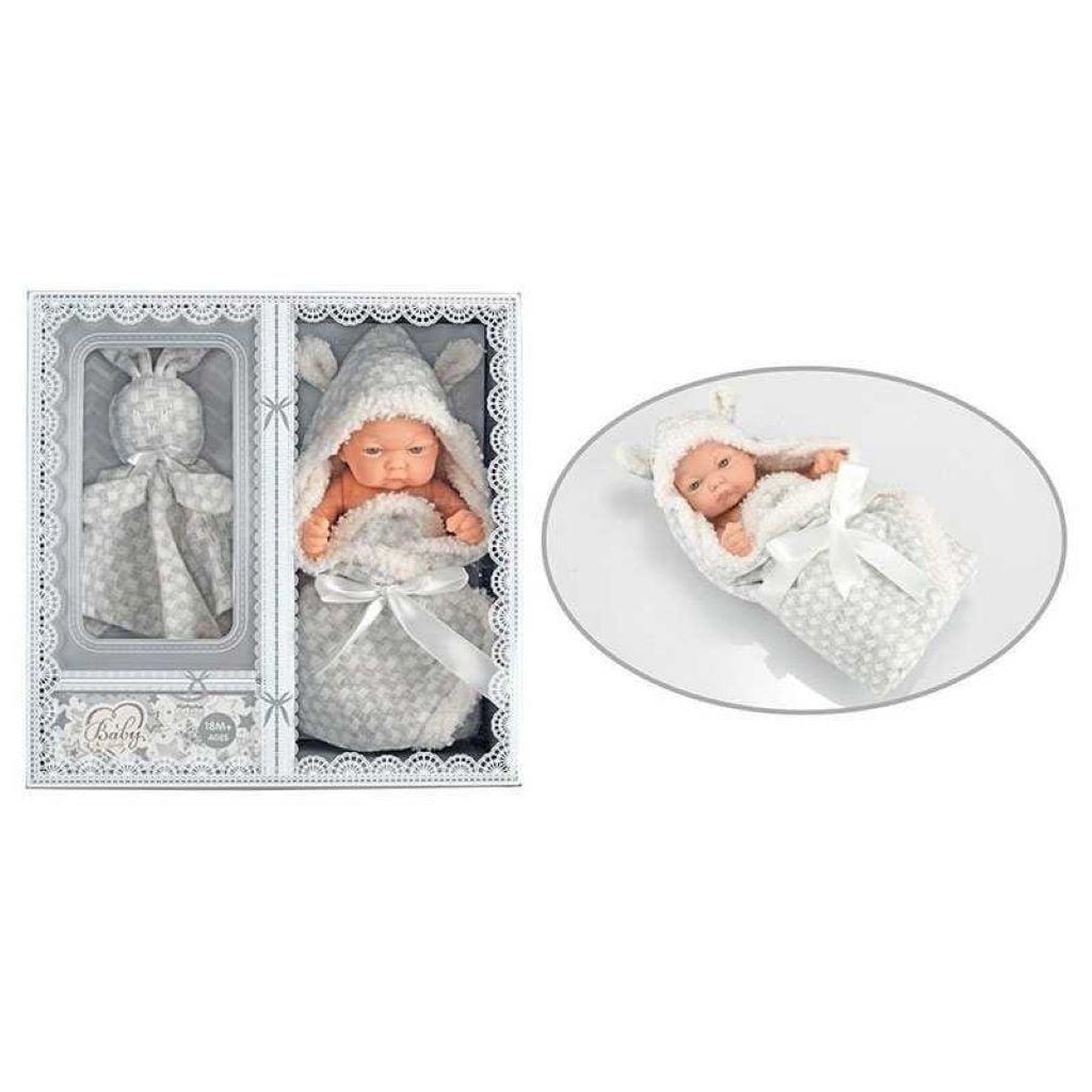 Пупс 25см ковдра - конверт рушник у коробці 28*28*10см 215-1/2 Китай