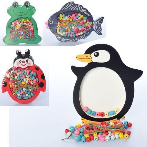 Дерево  логіка Шнурівка 3 види в слюді MD2134 Китай