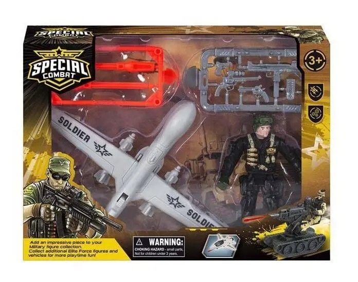 Військовий набір літак солдат коробка 23*16*4см E3109-77 Китай