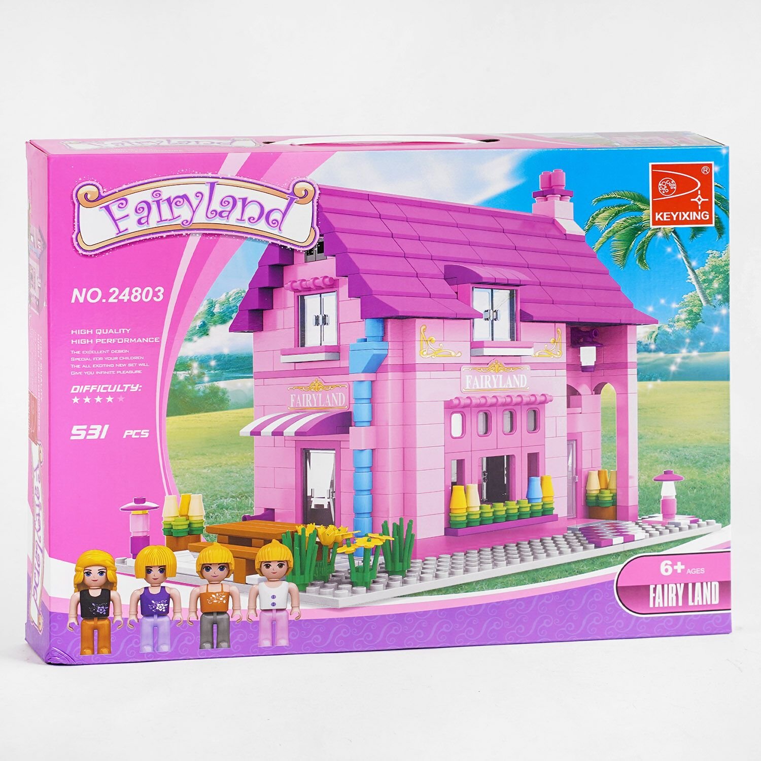 Конструктор 523д Fairy Land Будинок у коробці 40*30*5см 24803 KEYIXING