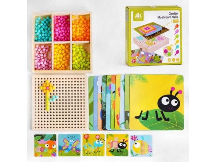 Дерево логіка Мозаїка 10 карток 6 кольорів  коробка 21*21*5,5см 52495 Китай