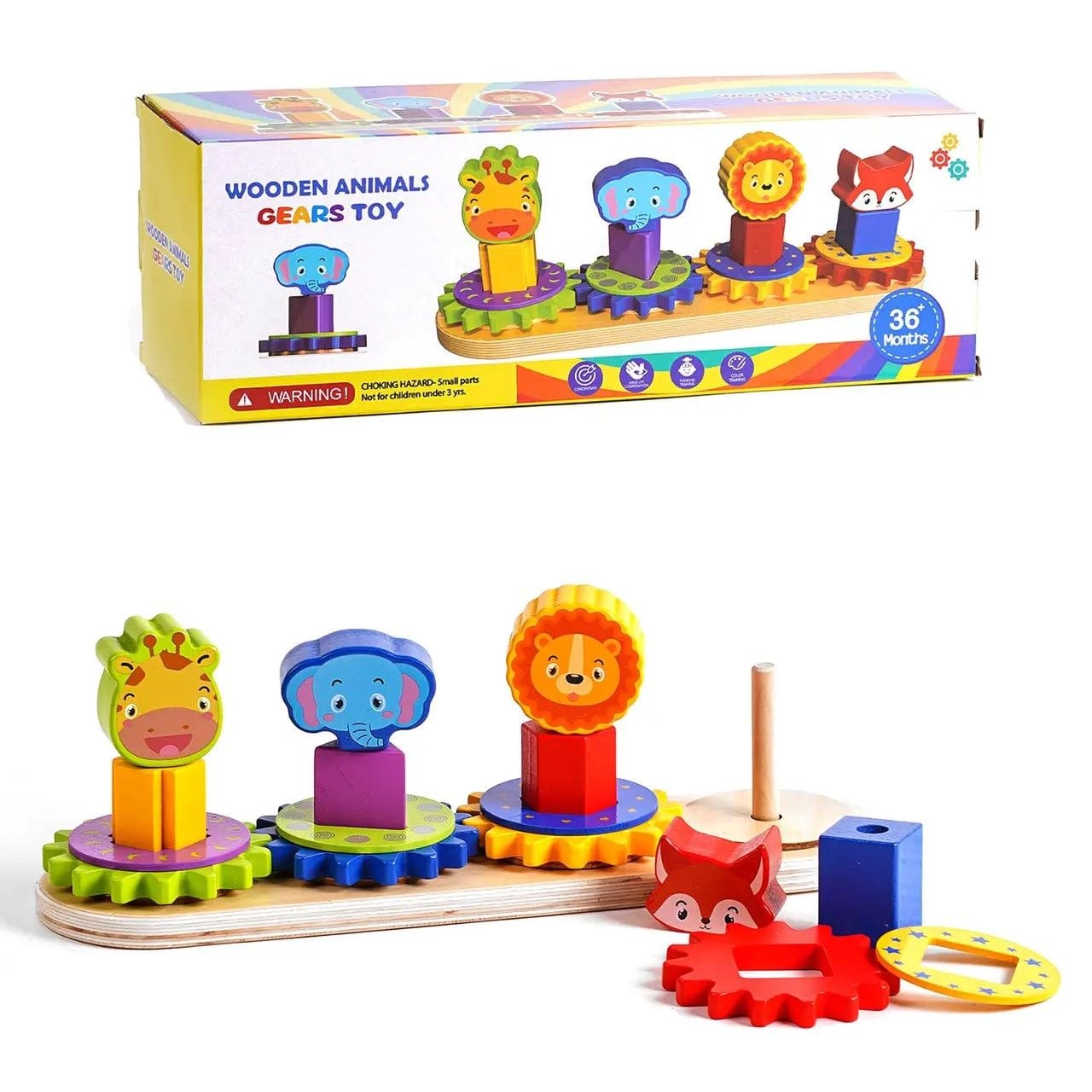 Дерево логіка  Шестерні коробка 31*10,5*8,5см 54532 Китай