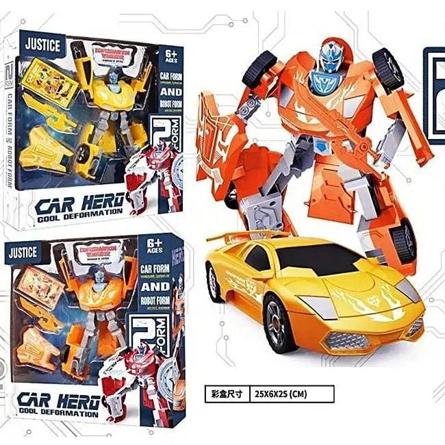 Трансформер  CAR HERO з аксесуарами у коробці 25*25*6см 5001B Китай