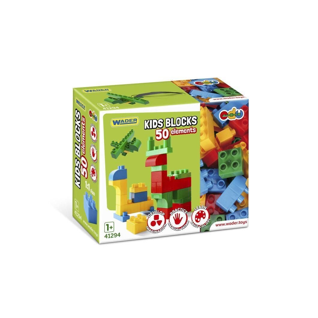 Конструктор Kids Bloks 50д коробка 29*25*11см 41294 wader