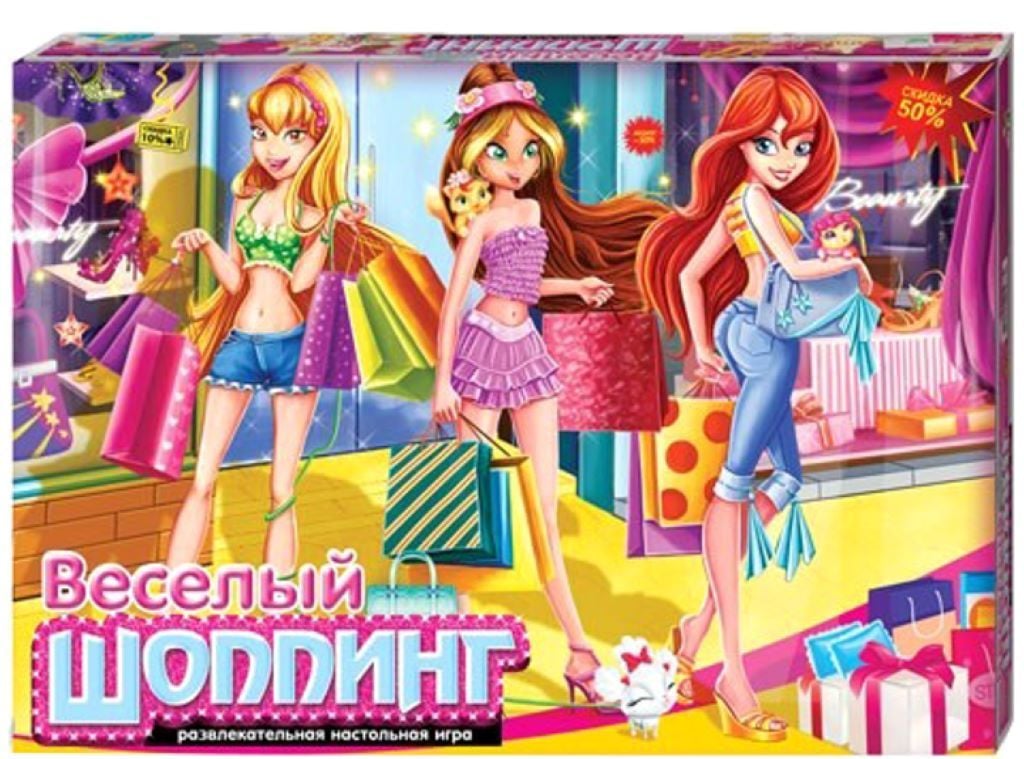 Настільна гра Веселий Шопінг Premium у коробці  39*28*5см G-VS-01-01-U Danko toys