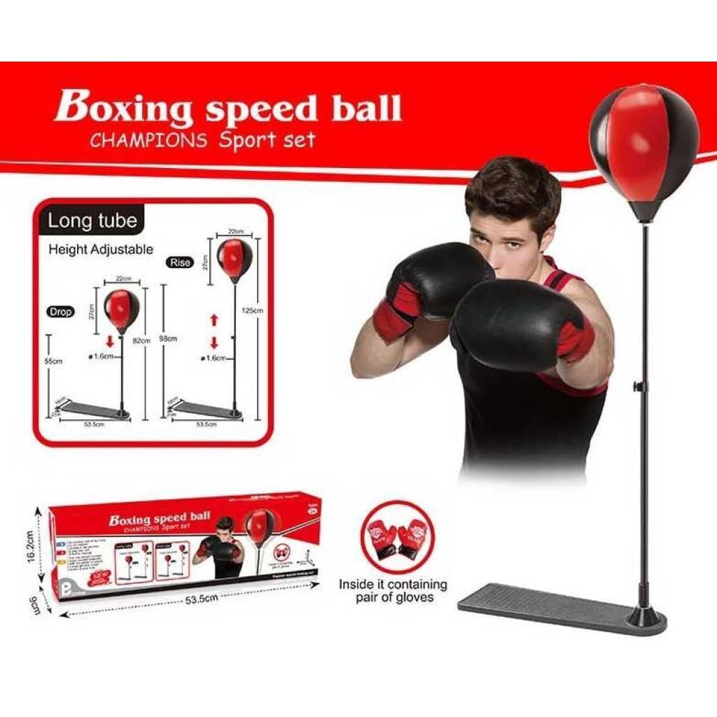 Боксерський набір груша стійка рукавички коробка  55*16*9 см LT-512B22 Китай