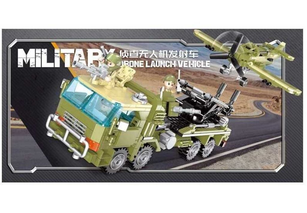 Конструктор типу лего 581д Militapy війскова машина фігурки війскових  коробка 45*33*8см XB-50025 XINGBAO
