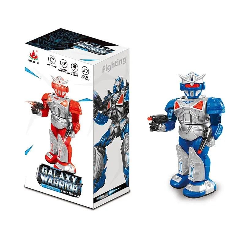 Робот  25см звук світло на батар обертається на 360*  коробка 27*15*9см 27161 Китай