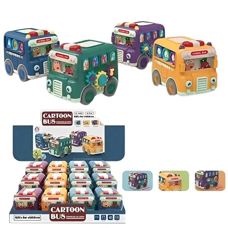 Автобус інерція рухливі  елементи 12шт коробка по шт HY0150 Китай