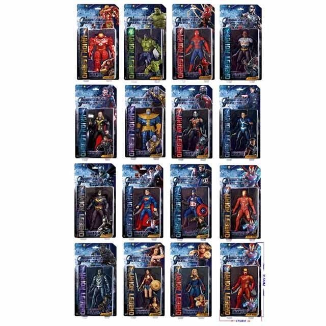 Герої Avengers16 видів 17см планшет 99008 Китай