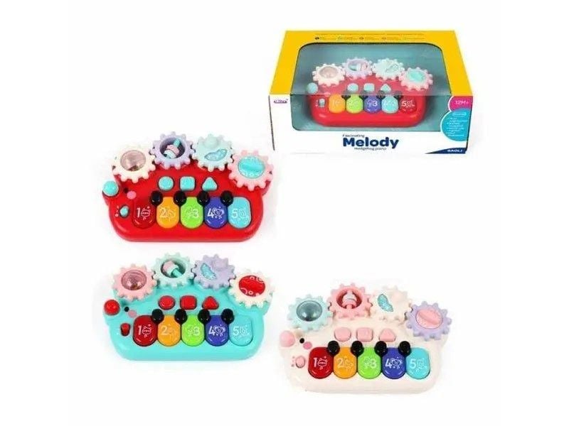 Піаніно розвиваюче  рухливі деталі коробка 31*21*11см 2102 Китай