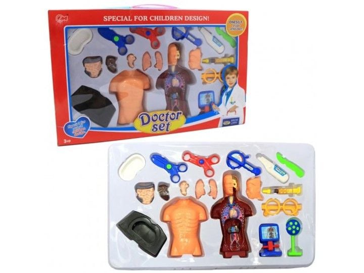 Набір лікаря аксесуари будова тіла коробка 57*35*8,5см 2902 Китай