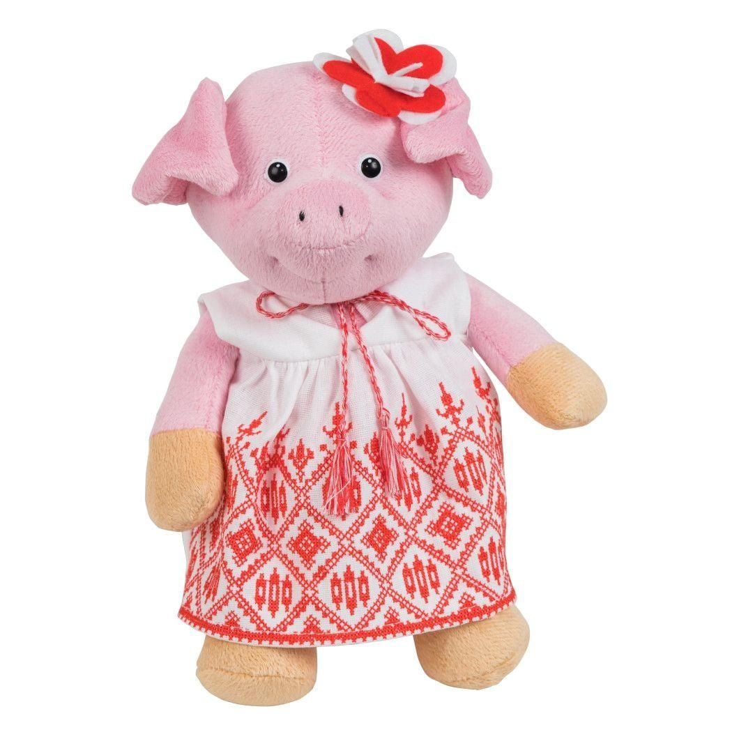Свинка-дівчинка у вишиванці 25см СВ-0022 Тігрес
