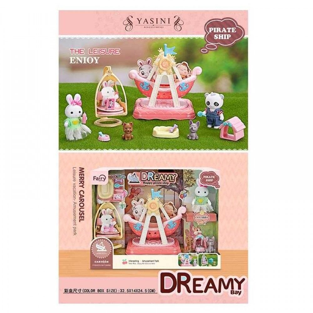 Меблі для кімнати DREAMY Гойдалка 1фігурка флоксова коробка 34*16*26см 6654 Китай