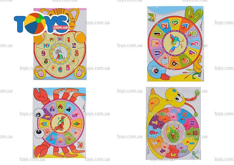 Дерево логіка рамка вкладиш Годинник 30*22 см в плівці C39473 Китай