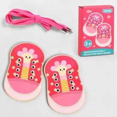 Дерево логіка   Шнурівка Взуття коробка 16*10*1,5см C46873 Китай