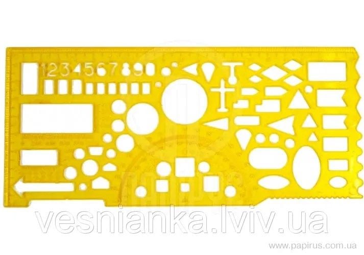 Лінійка офіцерська 20*9см ТОФ-1 україна