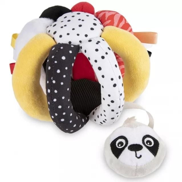 Брязкальце  м'яке м'ячик з пищалкою 0+ BabiesBoo 68/089 canpol