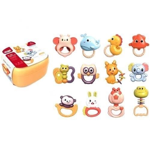 Брязкальце набір 12шт у  боксі 668-80C Китай