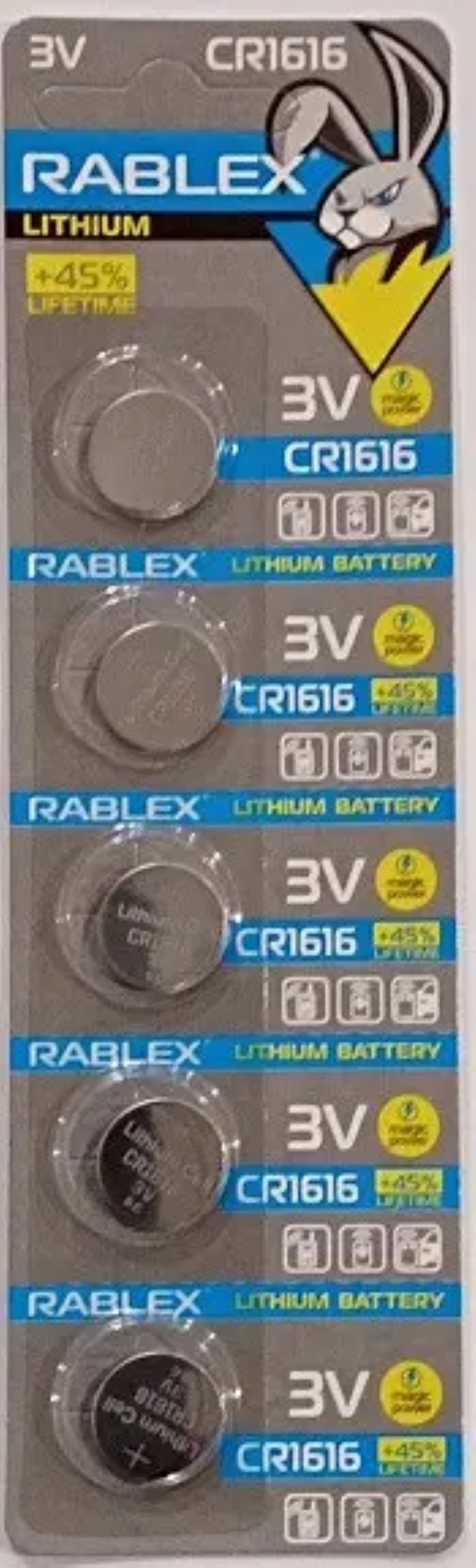 Батарейка таблетка 3V CR1616 Rablex