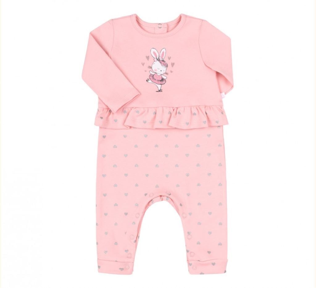 Комбінезон р68 інтерлок малюнок рожевий КБ199 Bembi р68р