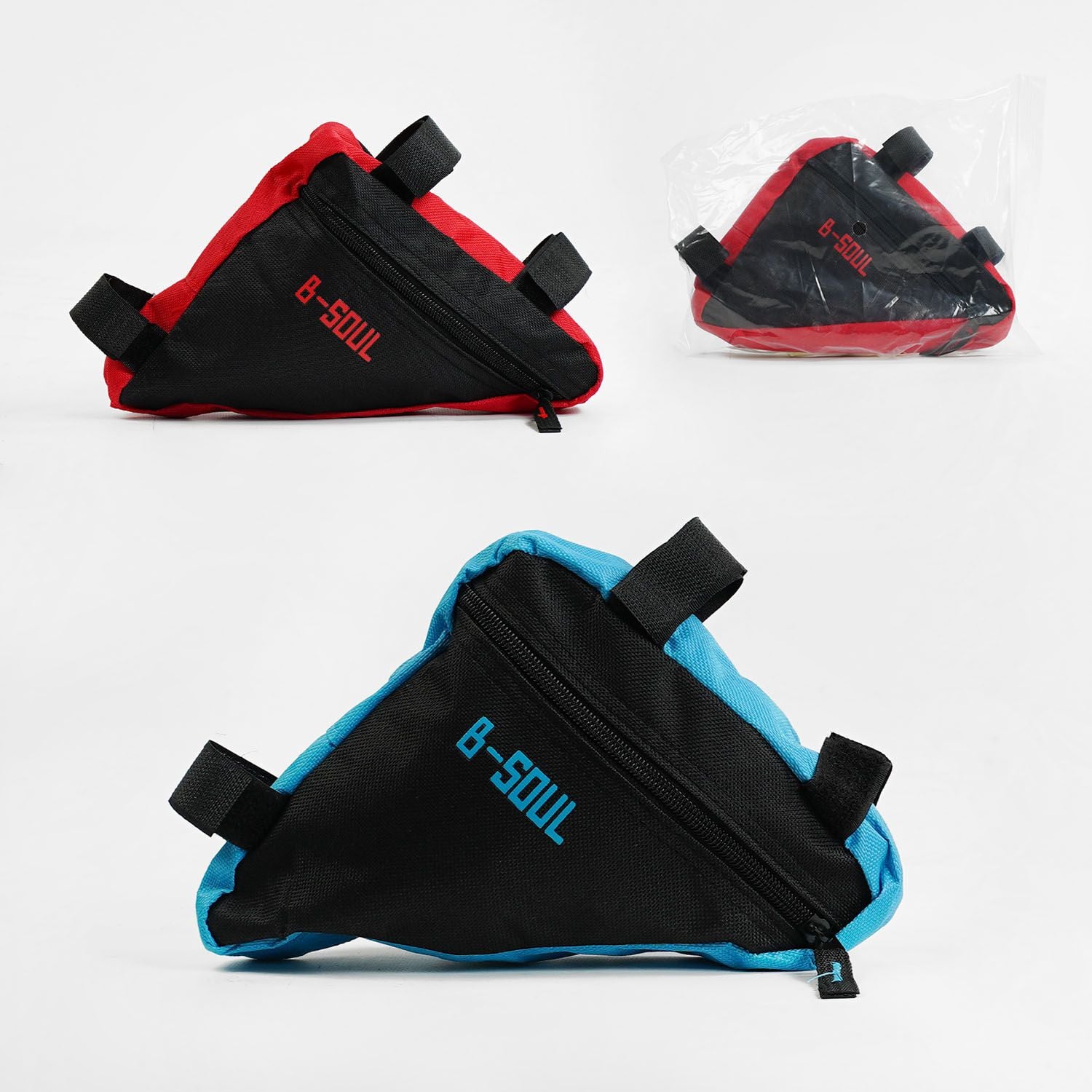 Сумка велосипедна 1відділення  на блискавці кріплення липучки TK-7423 Китай