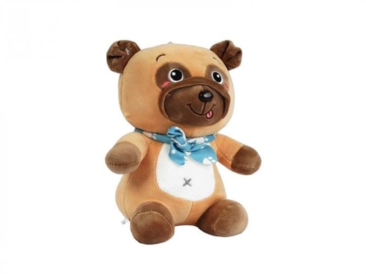 Собака Мопс 22см плюш M14786 Китай