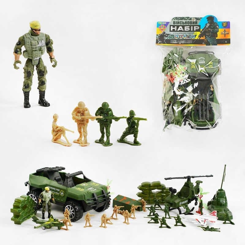 Військовий набір спеціальний підрозділ COMBAT в пакеті 45*26*4cм TK-02160 TK Group