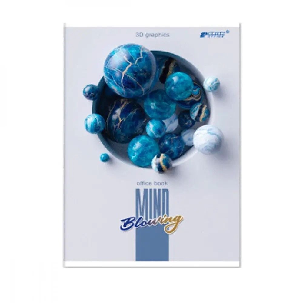 Зошит А4 48 аркушів лінія офсет обкладинка УФлак мікс видів ТВ-25/8173-3 Бріск