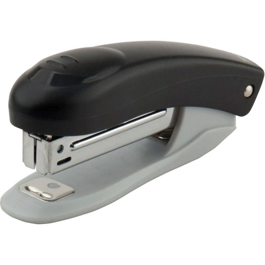 Степлер №10 55мм 12 аркушів  пластик  чорний коробка 9*4*2,5см 4812-01-A Axent