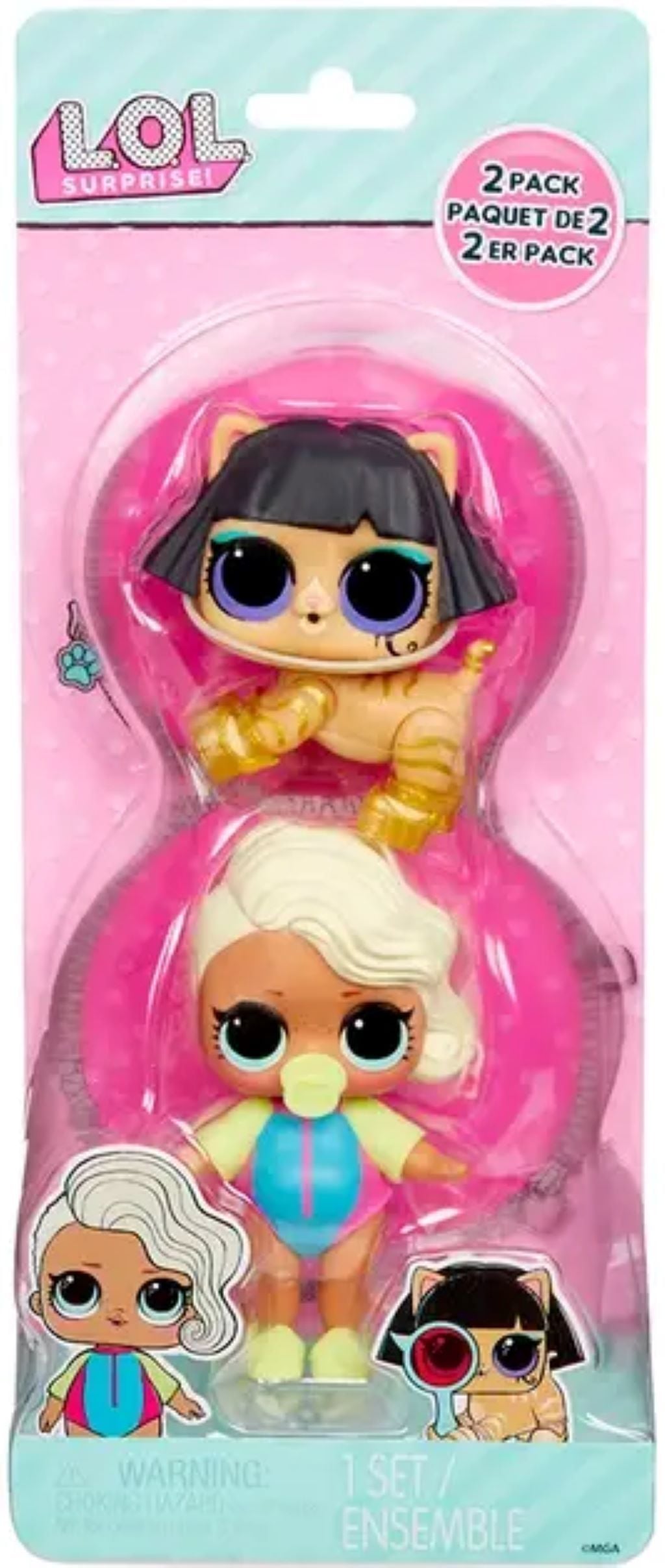 Ляльки LOL SURPRISE набір серії Серфер Бейбі і Мяу на планшеті 987819 kiddisvit