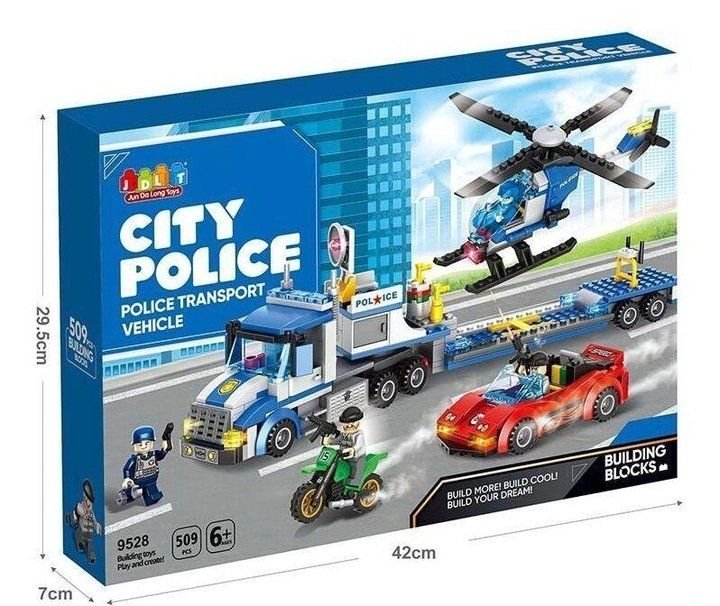 Конструктор 509д POLICE CITY Спецоперація у коробці 42*29*7см 9528 JDLT