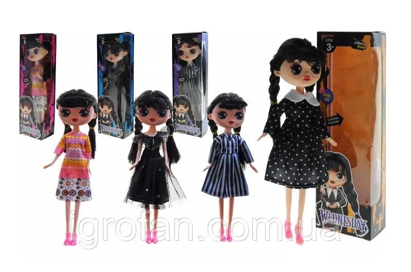 Лялька Wednesday у коробці 27*7*5см LK1423 Китай