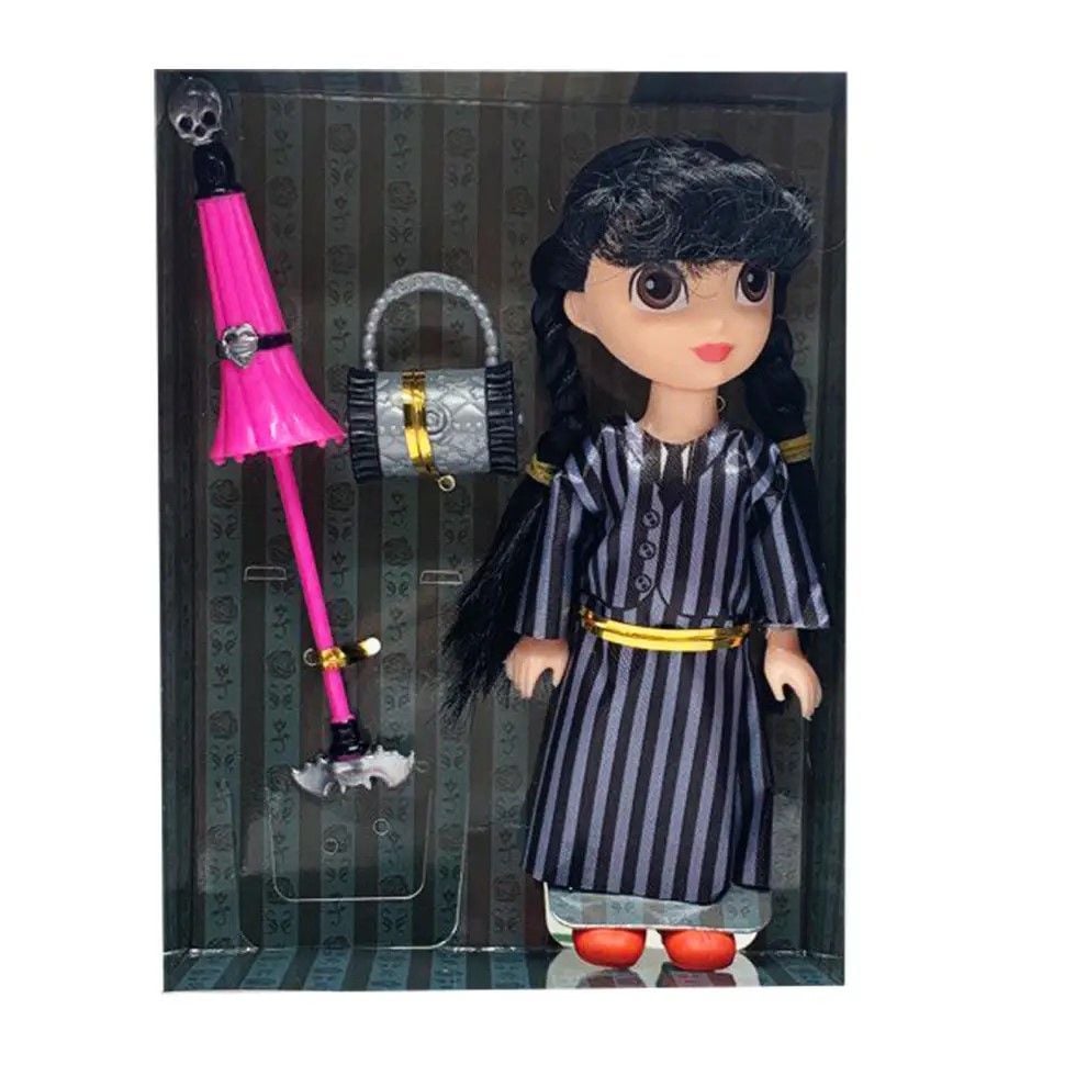 Лялька Венсдей парасолька 15см в коробці 17*6*6см XQ75B Китай