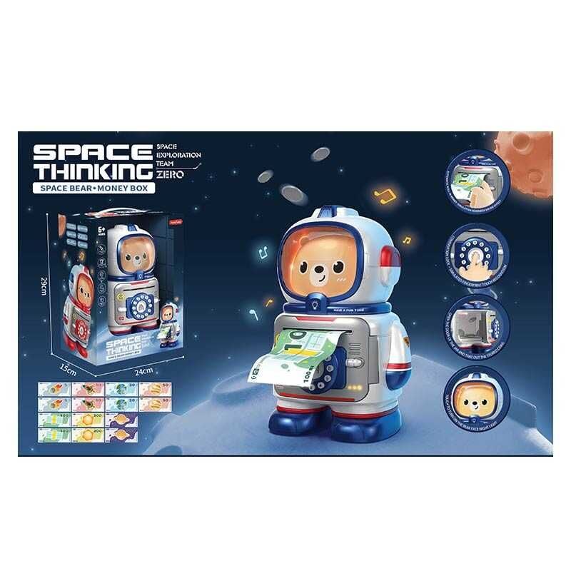 Сейф  Космонавт звук світло на батар в коробці 29*24*15см K07 Китай