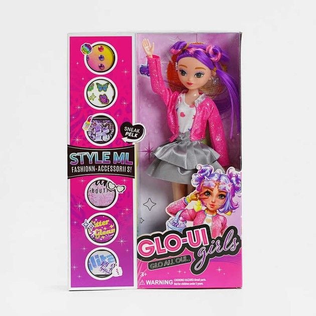 Лялька Glo-UI 29см з аксесуарами у коробці 20*30*4см TK705 Китай