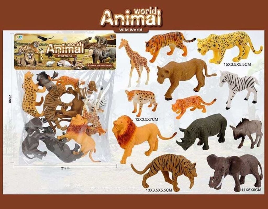 Набір тварин Дикі тварини Animal пакет 21*25см 559-299A Китай