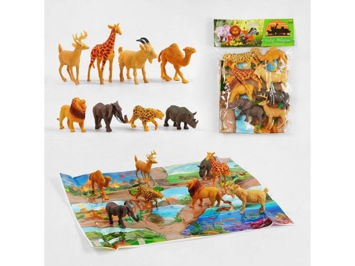 Тварини Дикі 8шт у пакеті 29*20см TK-90334 TK Group