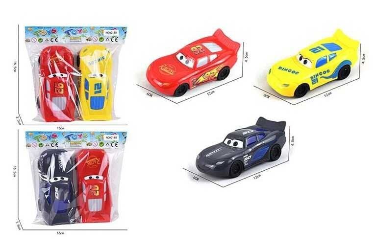 Тачки  інерція 2шт 11см  у пакеті 14*12*3см G118 Китай