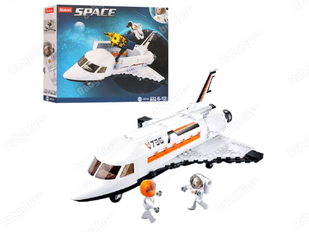 Конструктор типу лего 231дет Space космічний шатл в коробці 33*28*6cv M38-B0736 sluban
