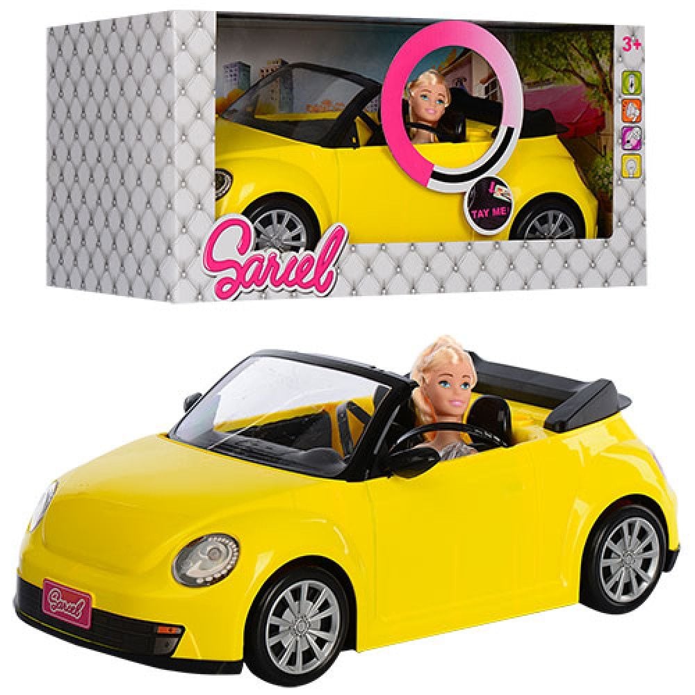 Машина з лялькою Барбі у коробці мікс кольорів 47*23*23см 6633-B Китай