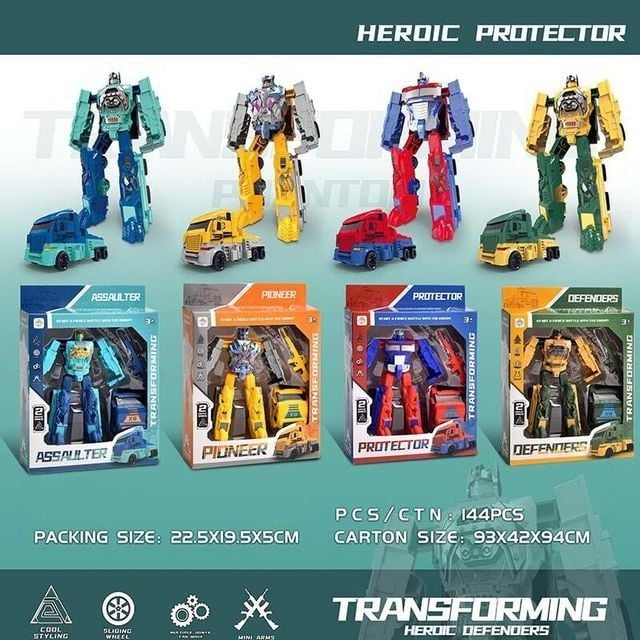 Трансформер супергерой  в коробці  26*19*5см HY-8888 Китай