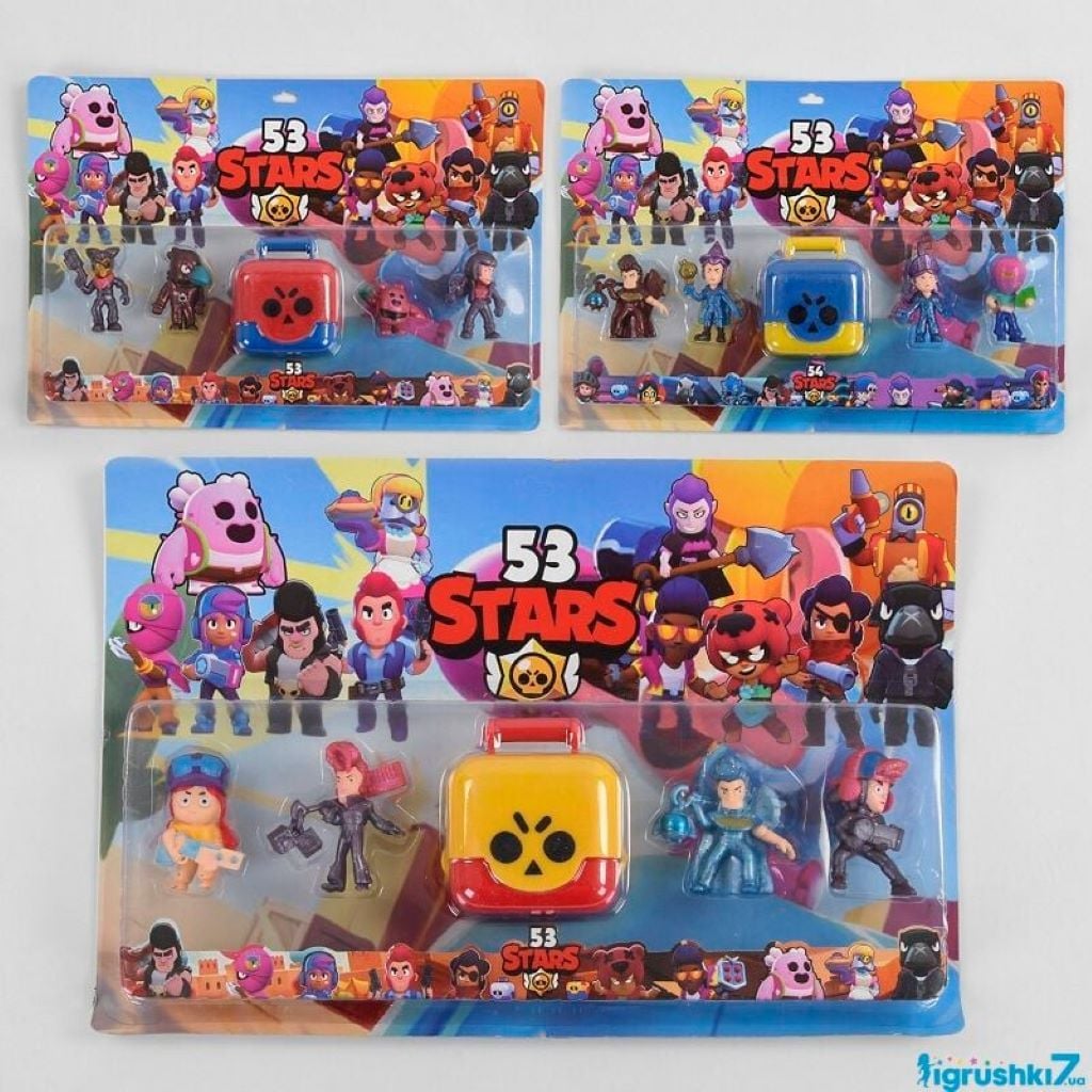 Герої Brawl Stars 4шт валіза на планшетi 41*28*6см LDY220811 Китай