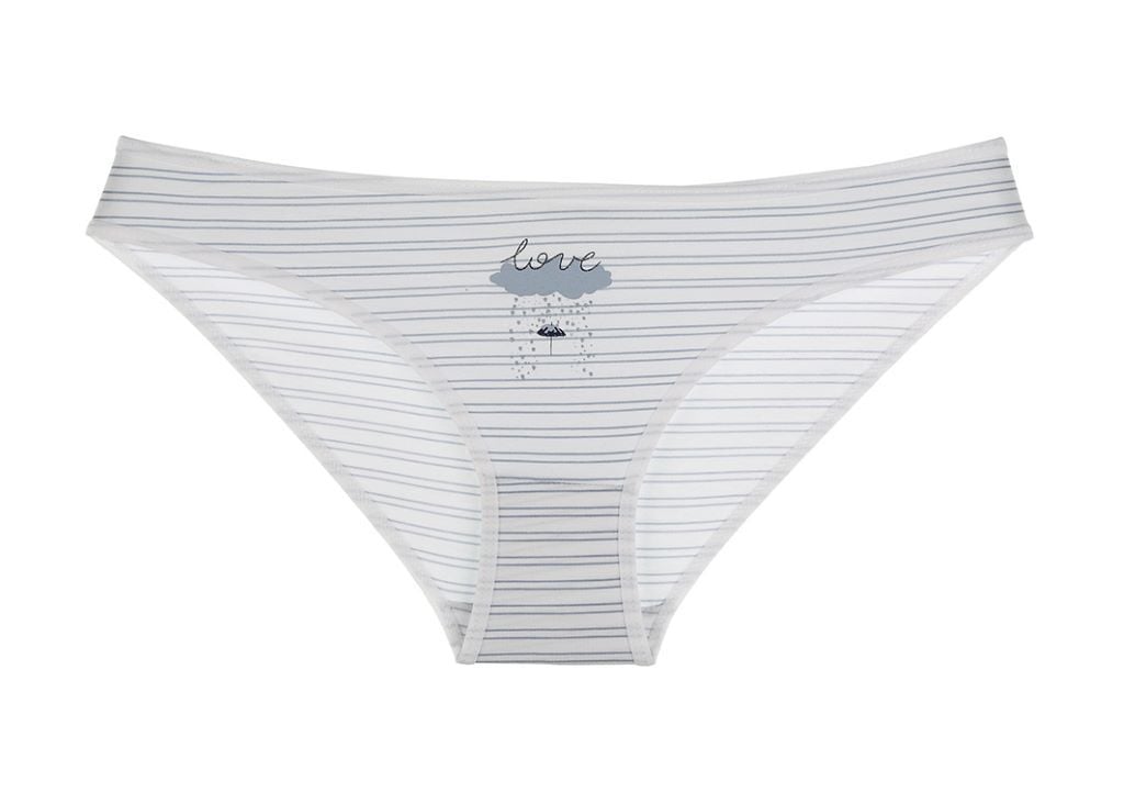 Труси для дівчинки плавками трикотаж з малюнком Хмарка love парасолька мікс кольорів 211244B Donella XLр