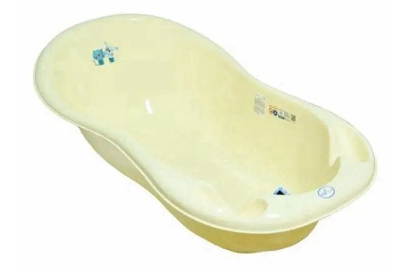 Ванна 102см LUX Пес і Кіт зі зливом жовтий PK-005ODLYW-102 TEGA  BABY