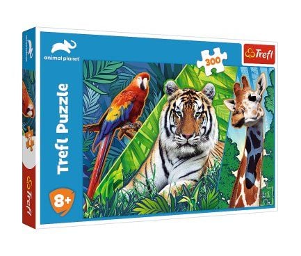 Пазли 300ел Дивовижні тварини 60*40см коробка 23007 Trefi