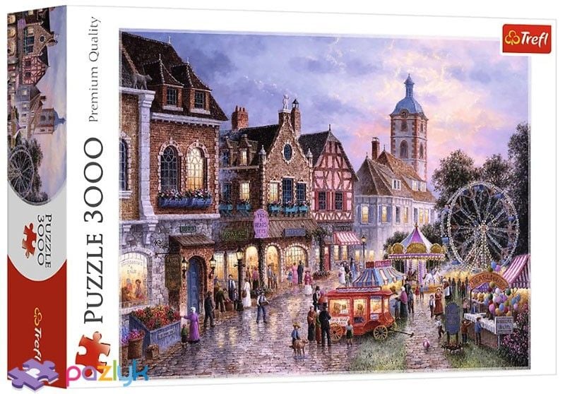 Пазли 3000ел Веселе містечко116*85см у коробці 33033 Trefi